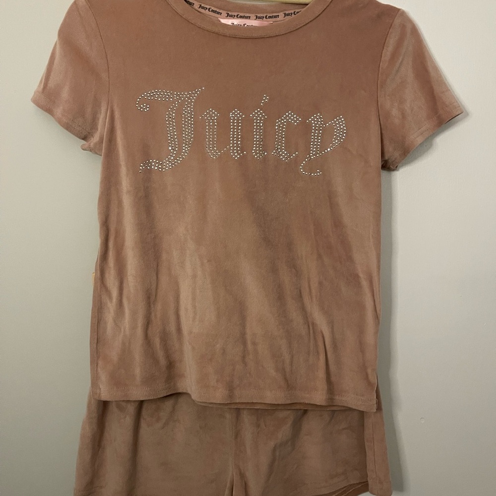 Juicy Couture Lounge Top and Shorts Set